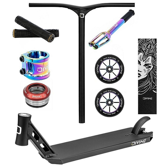 Freestyle Scooter Custom Divine Park ALU Black/Neochrome