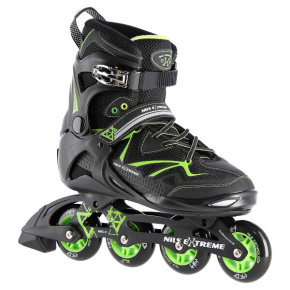 Roller skates NILS Extreme NA9022, green