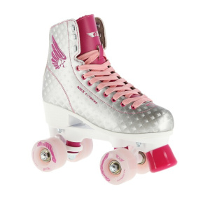 Quad roller skates NILS Extreme NQ14198 pink