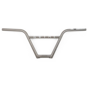 BSD Grime 4-Piece OS 25.4mm BMX handlebars (9"|Flat Raw)