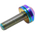 TLC Metric Titanium BMX Bolt Hubs (10mm|Rainbow)
