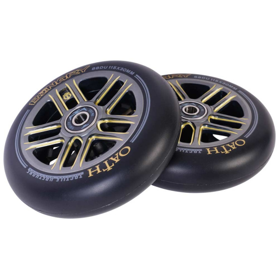 Oath Binary wheels 115x30mm Gold/Titanium 2 pcs