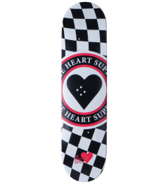 Heart Supply Insignia Check Skate Board (8"|Black)