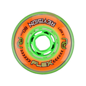 Wheels Revision Flex Firm Indoor Blue/Yellow (1pc), 76, 78A