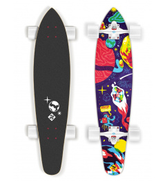 Longboard Street Surfing KICKTAIL 36” Space - artist series