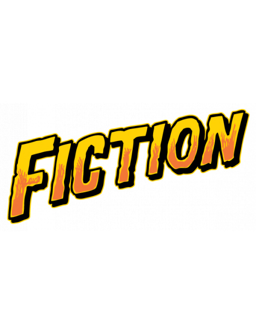 Fiction Promo Sticker (Oranžová)