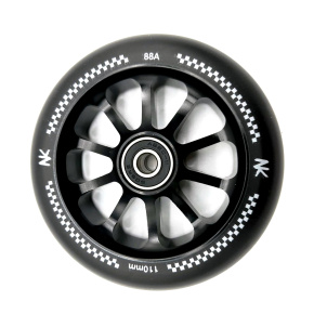 RACING WHEEL 110MM BLACK-BLACK