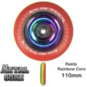 Metal Core Radical 110 mm castor Rasta