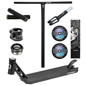 Freestyle Scooter Custom Divine CrMo Black Freestyle Scooter Custom Divine CrMo Black