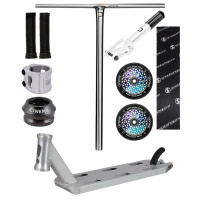 Custom freestyle koloběžka – Longway × Divine Kaiza 480 mm černá | Scootshop.cz