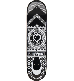 Blueprint Home Heart Skate Board (8"|White)