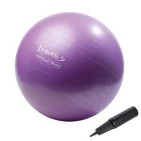 Gymnastics ball HMS YB02N 65 cm purple