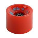 Longboard wheel 1pc - red, ABEC 9, 70 mm