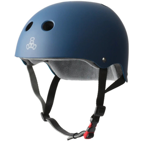 Triple Eight Certified Sweatsaver Helmet (XS-S|Navy Rubber)