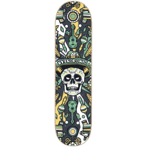 Hydroponic Mexican Skull 2.0 Skate Board (8.375"|Black)