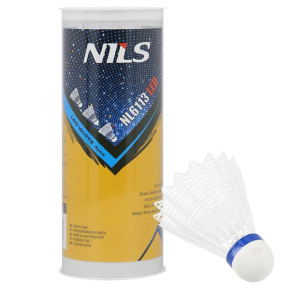 White badminton balls NILS NL6113 LED 3pcs