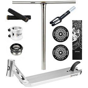 Freestyle Scooter Custom Divine CrMo Silver