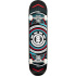 Element Hatched Red Skateboard Complete (7.75"|Black)