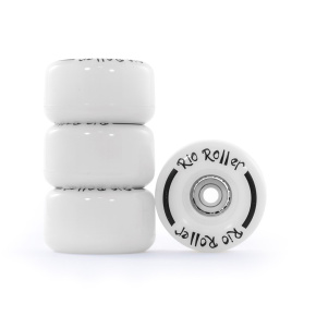 Rio Roller Light Up Wheels - White Frost - 58mm x 33mm