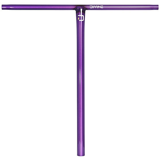 Divine T-bar Handlebars Oversize 700x610 mm Polished Purple