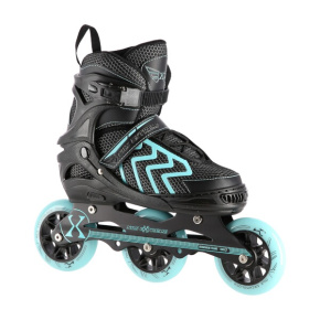 Roller skates NILS Extreme NA19318 black-turquoise