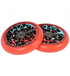 Oath Bermuda wheels 120mm Black/Teal/Red 2 pcs