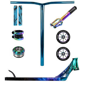 Freestyle Scooter Custom Ethic × Divine Erawan V2 Blue Iridium Freestyle Scooter Custom Ethic × Divine Erawan V2 Blue Iridium