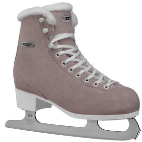 Roces Suede Eco-Fur Figure Skates (Suede Pink|38) Roces Suede Eco-Fur Figure Skates (Suede Pink|38)