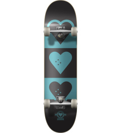 Heart Supply Quadron Logo Skateboard Set (8"|Turquoise)