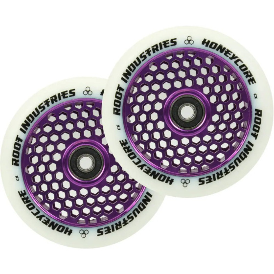 Root Honeycore White 110mm Scooter Wheels Set 2 (110mm | Magenta)