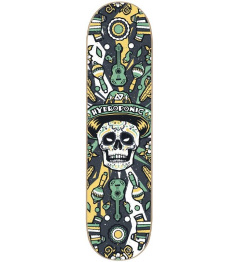 Hydroponic Mexican Skull 2.0 Skate Board (8.125"|Black)