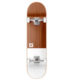 Hydroponic Clean 7 skateboard.75 "White-brown