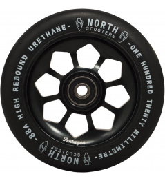 Wheel North Pentagon 120mm black