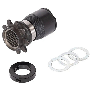 Wethepeople Helix BMX 9T Freestyle Bike Parts (Black|Left hand drive)