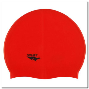 MONOCHROME SILICONE CAP SPURT-RED G511