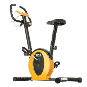 Magnetic exercise bike ONE Fitness M8410 black-orange