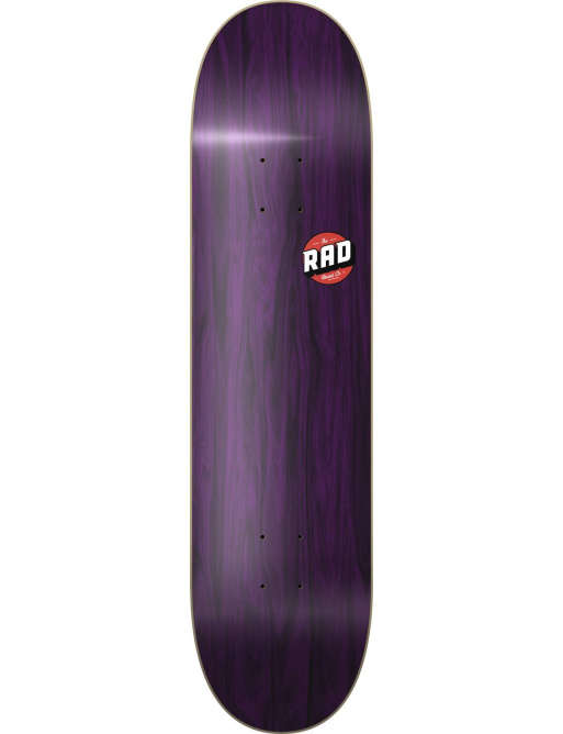 RAD Blank Logo Skate Board (8"|Purple Maple)