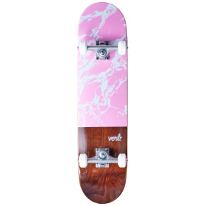Verb Marble Dip Skateboard Set (7.75"|Pink)