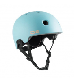 TSG Meta Solid Color Helmet Satin Blue Tint L/XL