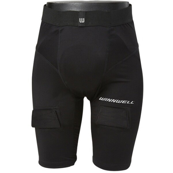 Women's pants with Winnwell Jill Compression YTH suspender, Children's, L
