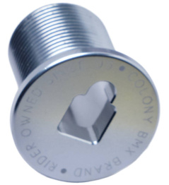Colony BMX Fork Top Cap Bolt (Polished|M25)