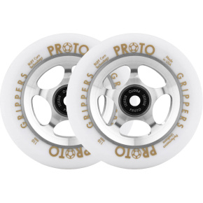 Proto Gripper wheels 110mm silver 2pcs