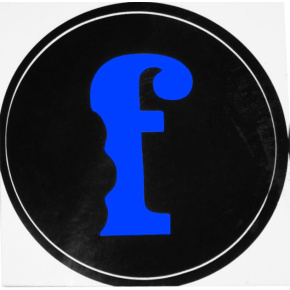 Sticker Flavor F Blue