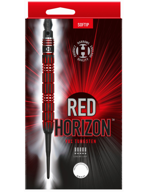 Harrows Šipky Harrows Red Horizon 90 % soft 18g Red Horizon 90 soft 18g