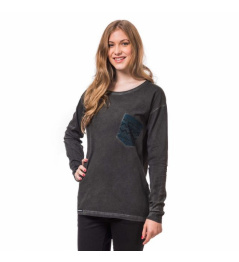 Horsefeathers T-shirt Mate washed black 2016/17 Ladies vell.L