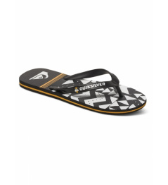 Žabky Quiksilver Molokai Slab Lapu Flip Flops black/white/orange 2017 vell.EUR42