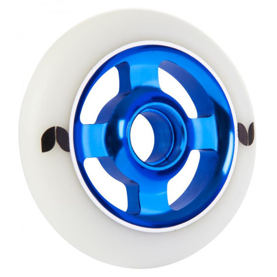 Blazer Pro Scooter Wheel Stormer 4 Spoke Aluminium - 100 MM White/Blue