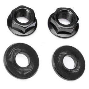 Salt CNC BMX Axle Nut (10mm|Black)
