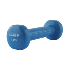 Cast iron dumbbell covered with vinyl HMS 0,5 kg