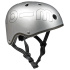 Micro Metalic Silver Helmet